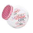 Tároló üveg fém tetővel - CUISINE