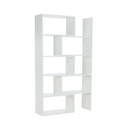 Többfunkciós könyvespolc, fehér - WEST SIDE