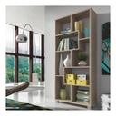 Többfunkciós könyvespolc, sonoma tölgyfa - SANDON