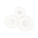 Tükör szövött kerettel, arany - MEDUSES