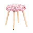 Ülőke csomózott ülőrésszel, rózsaszín - TRICOT