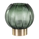 Üveg váza 16,5 cm, világoszöld - LOTUS