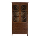 Üvegajtós szekrény 3 fiókkal és 2 polccal - TRAVIATA