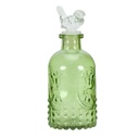 Üvegcse madár dugóval zöld - BIRDY