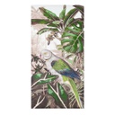 Vászon kép, papagáj kék-zöld szárnnyal, 60x120 cm, bézs - SAO PAULO