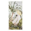 Vászon kép 90x190 cm, kakadu sárga bóbitával - KAKADU