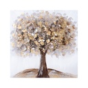 Vászon kép, 40x40 cm, 5 almával - ARBRE DE VIE