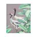 Vászon kép, bal oldalon gémekkel, 40x50 cm, szürke - GRUES 1