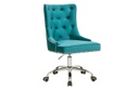 Viktoriánus irodai szék, türkiz - COSY