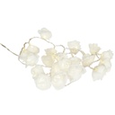 Világító rózsa füzér. LED-es 130 cm - ROSES