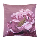 Virágmintás díszpárna, 45x45 cm, lila - PIVOINE