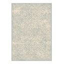 Virágmintás szőnyeg 150x80 cm, világosszürke - CIMENT DOUX