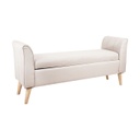 2 üléses pad karfával és tárolórésszel, bézs - SHEFFIELD