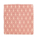 Art déco mintás díszpárnahuzat, 40x40 cm, púderrózsaszín - AIDA