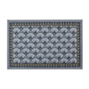 Art déco mintás szőnyeg, 50x80 cm, szürkésbarna - MADRID