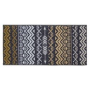 Bézs cikk-cakk mintás szőnyeg, 57x115 cm, sötétszürke - FLECHE