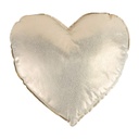 Csillogó szív alakú díszpárna, 39 cm, arany - PTIT COUEUR
