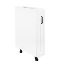 Egyajtós alsó szekrény, kihúzós kosárral, 15/82 cm, fehér - LAC DES SIGNES