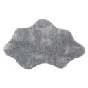 Felhő alakú szőnyeg, világosszürke - PETIT NUAGE