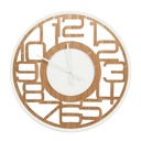 Falióra, modern számokkal, 60 cm, fehér - MALMO