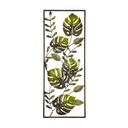 Fém fali dekoráció, trópusi mintával - AMAZONE