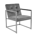 Fotel fém vázzal, szürke - KIPLING