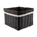 Kosár mélybarna, 30x27x22 cm - CHOCOLAT