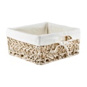 Kosár bézs, 30x27x14 cm - BAMBOU