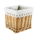 Kosár mézszín, 14x14x13 cm - MIEL