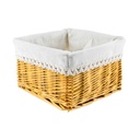 Kosár mézszín, 23x23x15 cm - MIEL