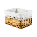 Kosár mézszín, 26x17x16 cm - MIEL