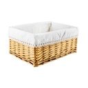 Kosár mézszín, 37x26x17 cm - MIEL