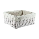 Kosár világosszürke, 30x25x13 cm - LONDON