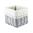 Kosár szürke, 15x13x13 cm - LONDON