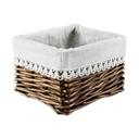 Kosár sötétbarna, 20x17x13 cm - CHOCOLAT