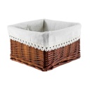 Kosár vörösesbarna, 23x22x15 cm - CHOCOLAT