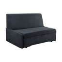 Kétszemélyes fotelágy, sötétszürke - PASSE-PARTOUT