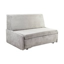 Kétszemélyes fotelágy, világosszürke - PASSE-PARTOUT