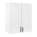 Kétajtós faliszekrény, 60/72 cm, fehér - LAC DES SIGNES