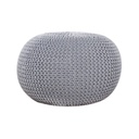 Kötött puff, szürke - GOLF