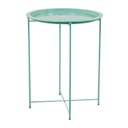 Kül- és beltéri mintás asztalka, menta - AMANITE