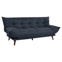 Modern kattanós kanapé, sötétkék - WINSTON