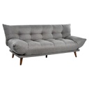 Modern kattanós kanapé, világosszürke - WINSTON