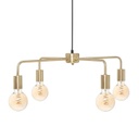 Modern mennyezeti lámpa, 4 égős, arany - ANDROMEDE