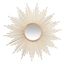 Nap formájú kerek falitükör, 99 cm, arany - ROI SOLEIL