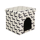 Összehajtható állatház kutya mintával - DOGGY