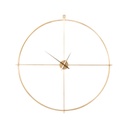 Óriás fém falióra, 100 cm, arany - CHIC