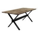 Modern loft stílusú étkezőasztal, 180x90 cm - NEW YORK