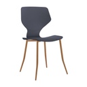 Modern műanyag szék, antracit - FOURMI