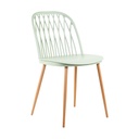 Modern műanyag szék, menta - CIGALE